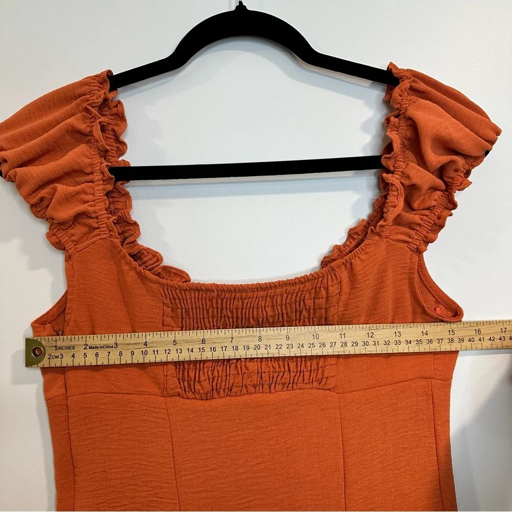 Kimchi Blue Women’s Blair Orange Mini Dress Size M NWOT - Picture 9 of 13